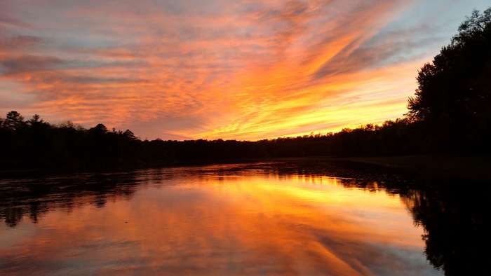 Mississippi River Sunset 4K