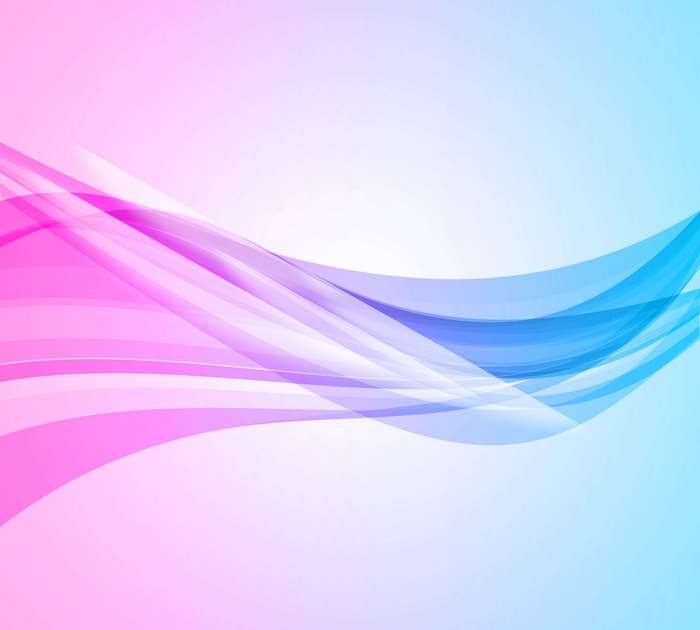 Abstract Pink and Blue Waves Background 4K