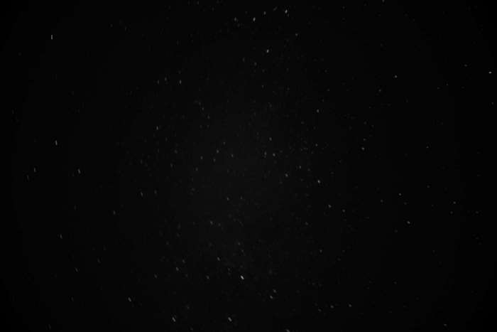 Night sky with stars and shooting stars 4K