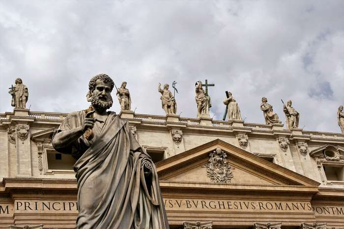 Statue of Saint Peter in Vatican City