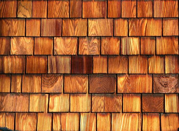 Wood shingle texture pattern background
