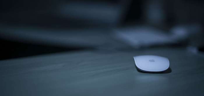 Apple Magic Mouse on a table