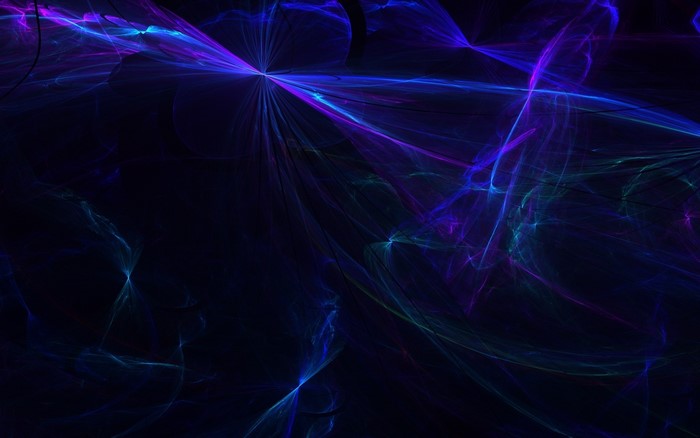 Ethereal Blue and Purple Light Veils