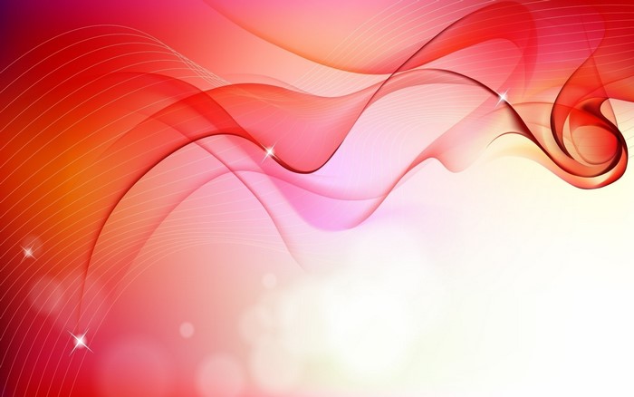Abstract Red and White Wavy Surface