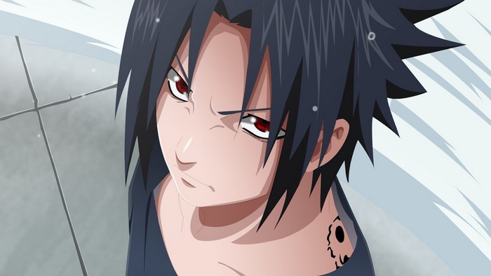 Sasuke Uchiha from Naruto Shippuden with Sharingan