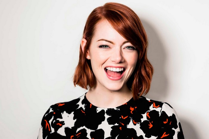 Emma Stone smiling