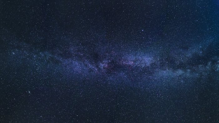 The Milky Way galaxy in the night sky