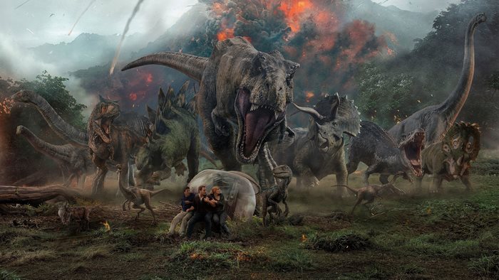 Jurassic World Fallen Kingdom Dinosaurs in 4K