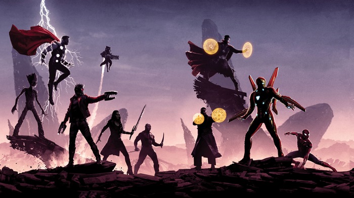 Avengers: Infinity War poster 4K