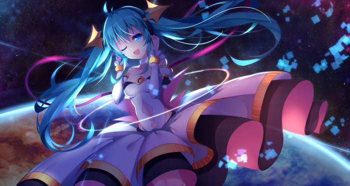 Hatsune Miku in Space