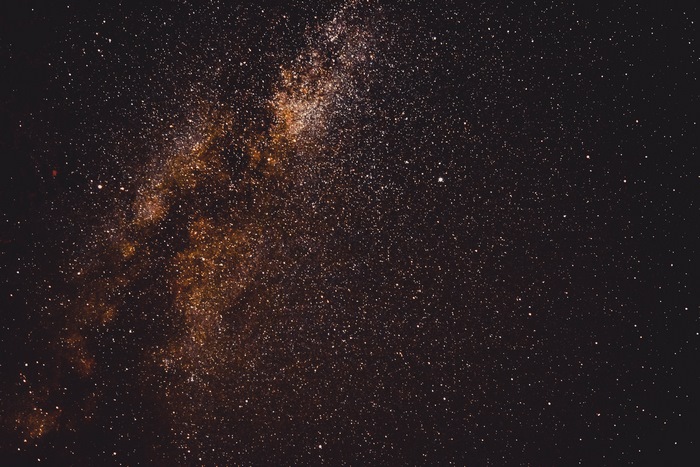 Milky Way galaxy with stars in 4K