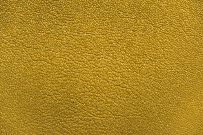 Yellow leather texture