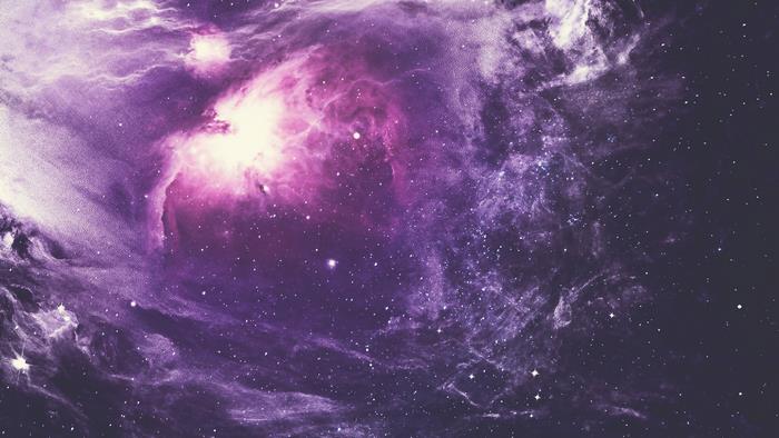 Purple Nebula Digital Universe 4K