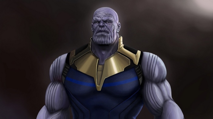 Thanos from Marvel artwork