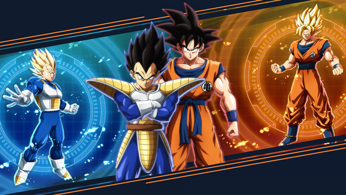 Vegeta and Goku from Dragon Ball