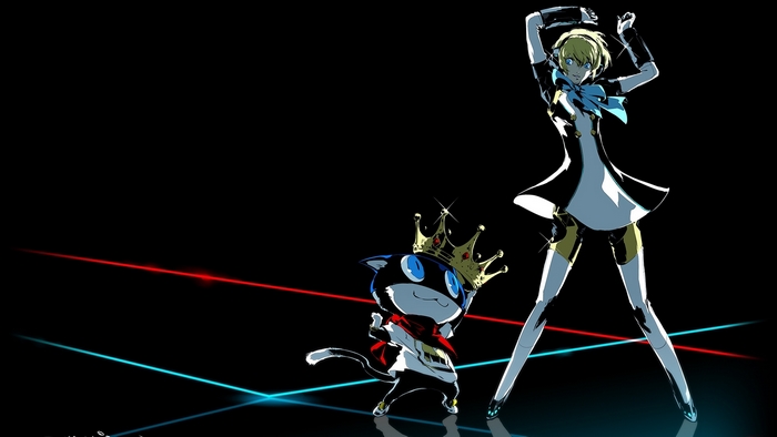 Aigis and Morgana from Persona 5 Dancing Star Night