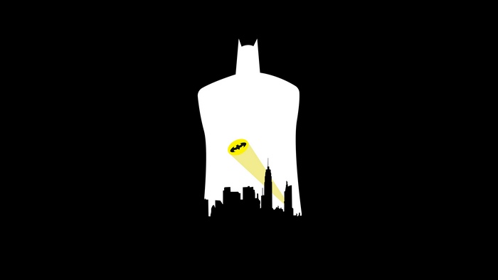 Batman from DC Comics Minimalist 4K