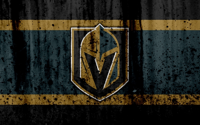 Vegas Golden Knights Logo on Textured Background