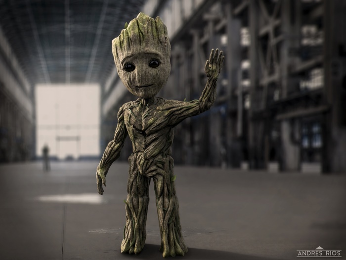 Baby Groot from Guardians of the Galaxy