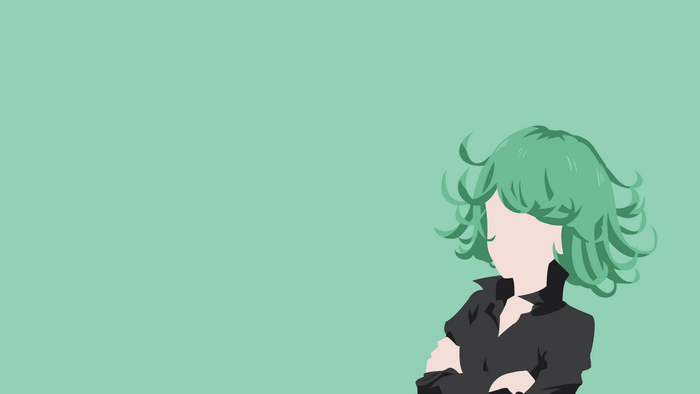 Tatsumaki from One-Punch Man Minimalist Anime