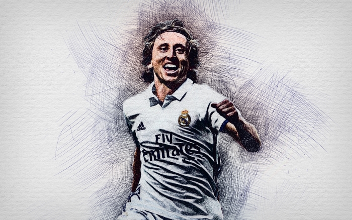 Luka Modric from Real Madrid C.F.