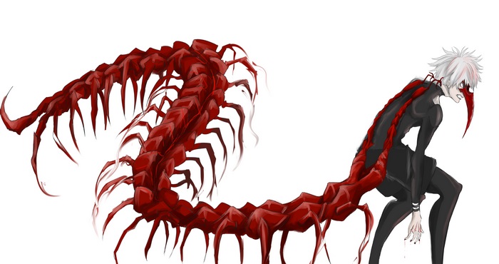 Ken Kaneki with Centipede Kagune