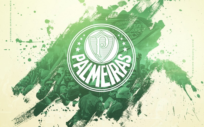 Sociedade Esportiva Palmeiras logo with fans
