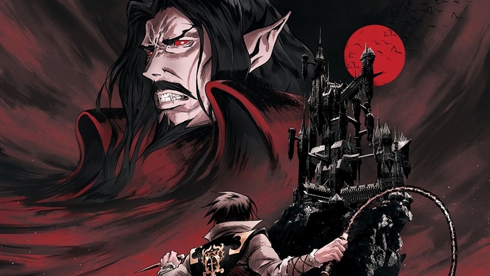 Dracula and Trevor Belmont from Castlevania