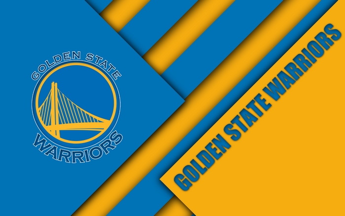 Golden State Warriors NBA Blue and Gold Logo