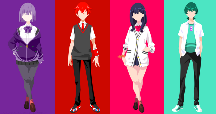Characters from SSSS.Gridman