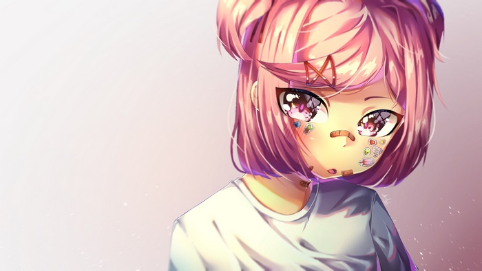 Natsuki from Doki Doki Literature Club!