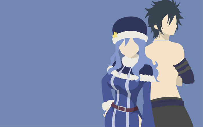 Gray Fullbuster and Juvia Lockser from Fairy Tail