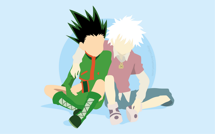 Gon Freecss and Killua Zoldyck from Hunter x Hunter