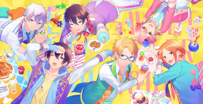 Ensemble Stars! characters enjoying sweets