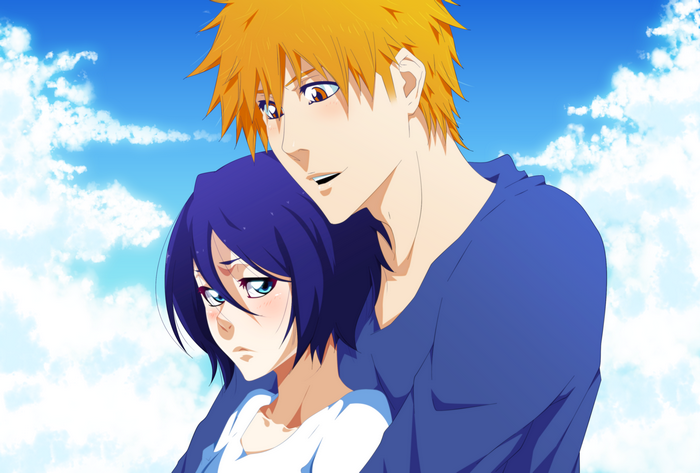 Ichigo Kurosaki and Rukia Kuchiki from Bleach