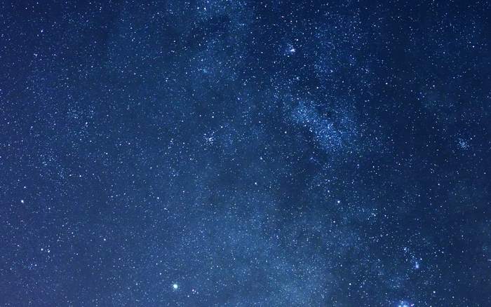Starry night sky with the Milky Way