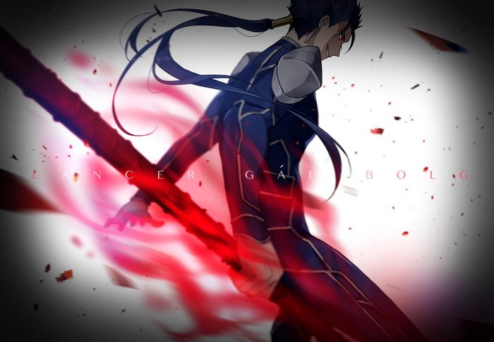 Cu Chulainn from Fate/stay night with Gae Bolg