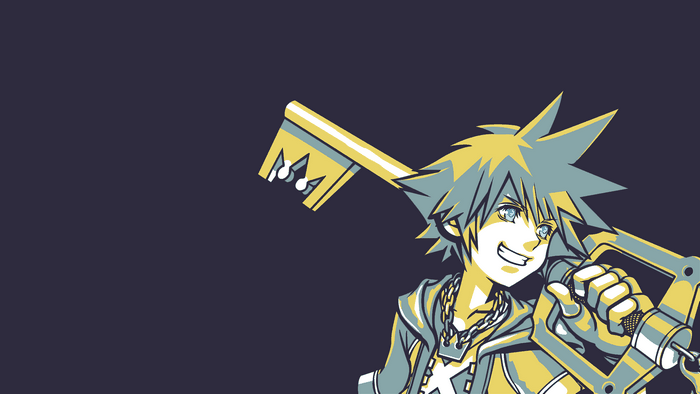 Sora from Kingdom Hearts with Keyblade