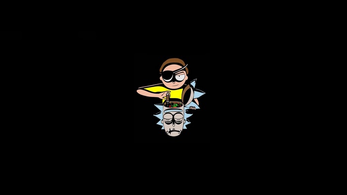 Morty Smith and Rick Sanchez from Rick and Morty
