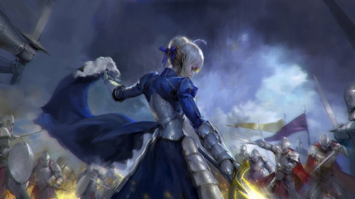 Artoria Pendragon in Battle