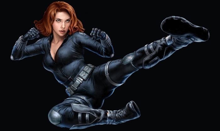 Black Widow from Marvel Comics in 4K