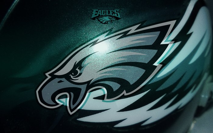 Philadelphia Eagles Logo on Helmet