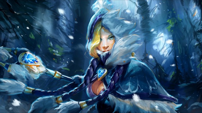Crystal Maiden from Dota 2