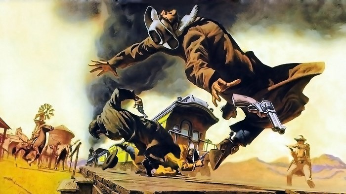 Once Upon a Time in the West gunfight