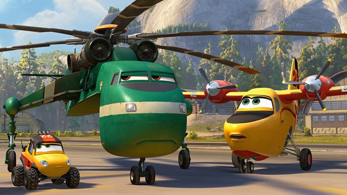Characters from Disney's Planes: Fire & Rescue