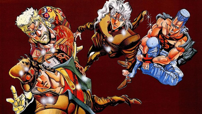 Four men from JoJo's Bizarre Adventure