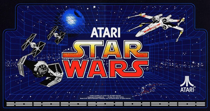 Atari Star Wars Arcade Game Art