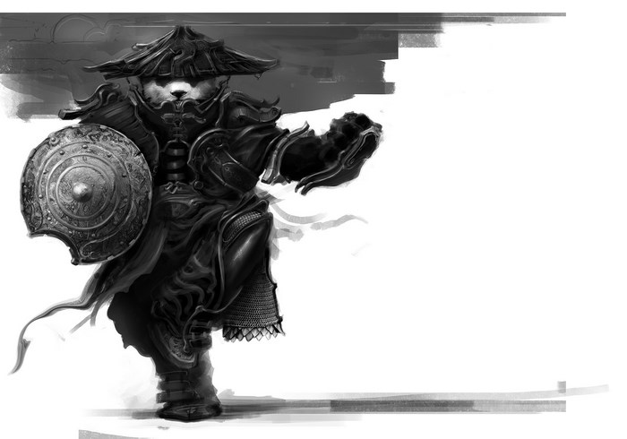 Panda Warrior from World of Warcraft: Mists of Pandaria