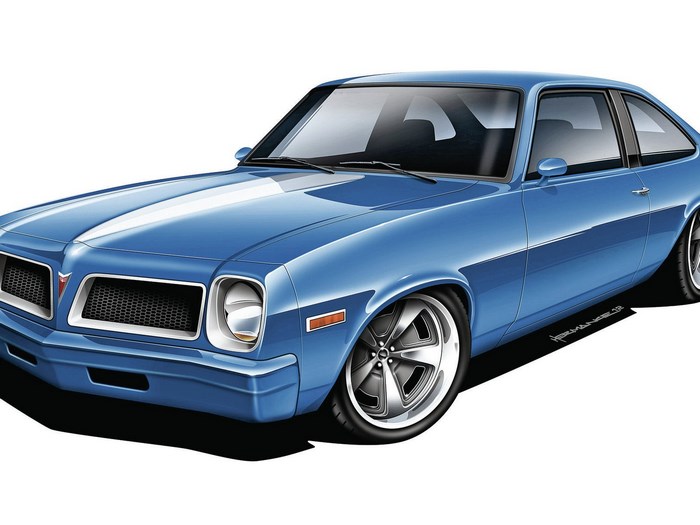 1976 Pontiac Ventura illustration
