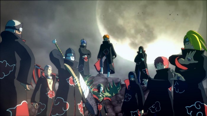 Akatsuki members from Naruto Shippuden Ultimate Ninja Storm 4